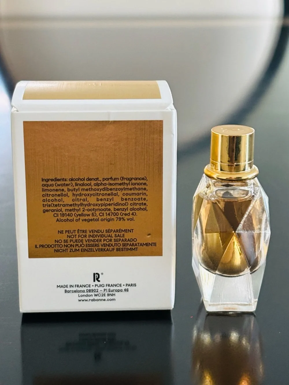 Paco Rabanne Million Gold EDP for Her Mini - Picture 3 of 5